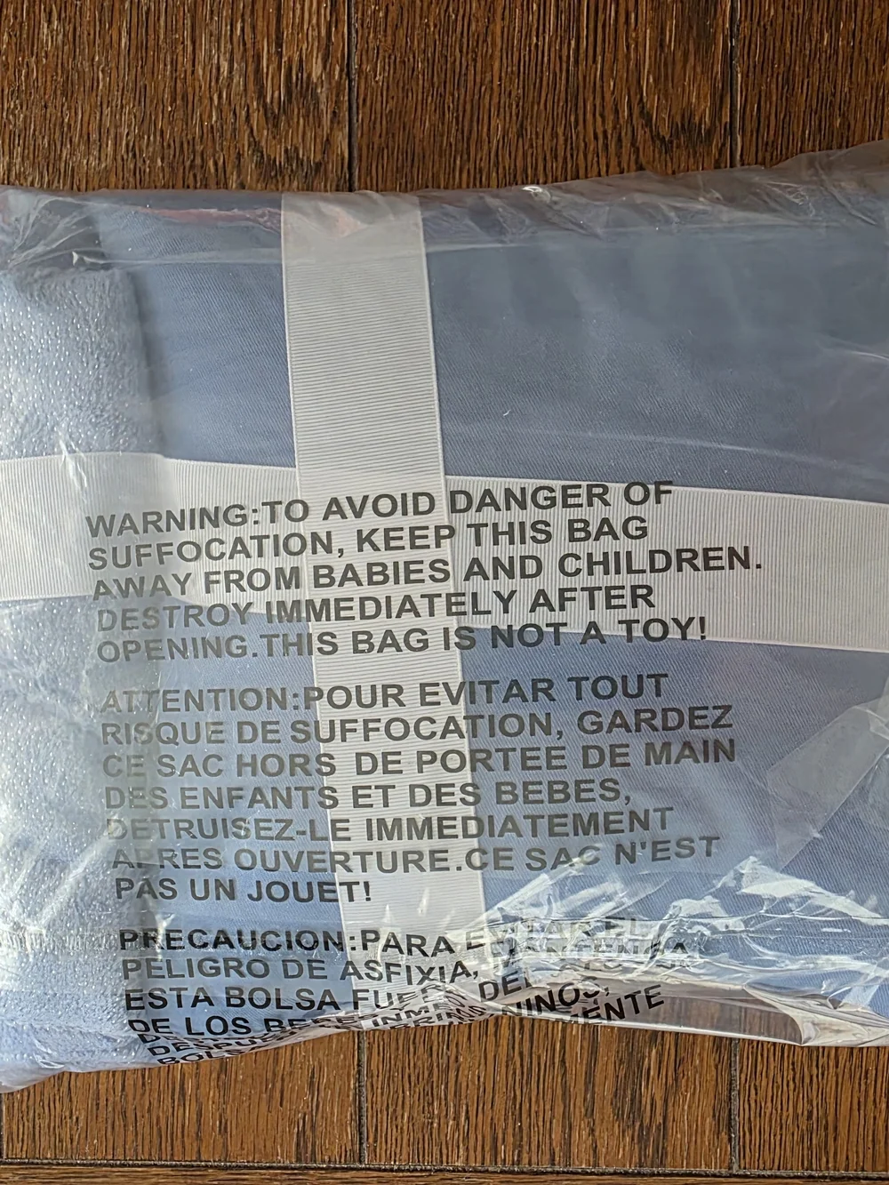 Born Loved Blue Luxury Blanket & Baby Pillow Set Wrapped in a White Ribbon